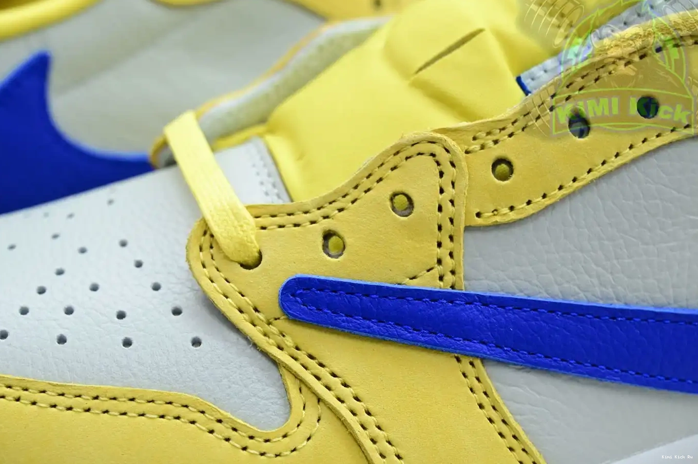 Kimikick Air 1Low x Jordan Canary Scott Travis Jordan 0325